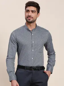 INVICTUS Micro Ditsy Printed Original Fit Long Sleeves Pure Cotton Formal Shirt