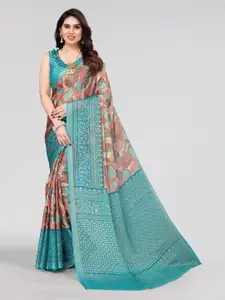 Winza Designer Abstract Printed Venkatgiri Saree