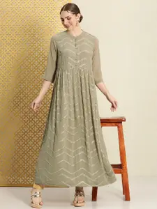 House of Pataudi Embellished Sequined Jashn Kurta
