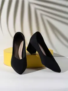 Inc 5 Textured Block Heel Pumps