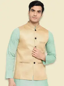 Vastraa Fusion Men Cotton Nehru Jackets