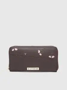 Caprese Women Leather Fashion Zip Around Wallet