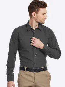 English Navy New Slim Fit Opaque Easy Iron Formal Shirt