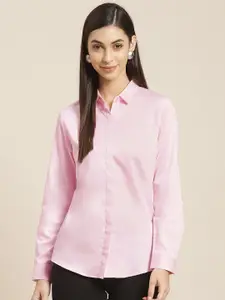 Hancock Premium Slim Fit Cotton Satin Formal Shirt