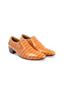 Bxxy Men Textured Formal Slip-On Shoes