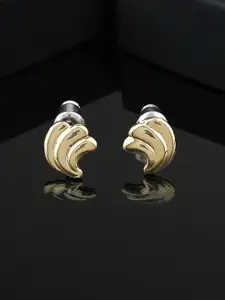 Estele Gold-Plated Contemporary Studs Earrings