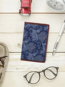 THE CLOWNFISH Glamour Fold Women Floral Printed Leather Passport Holder