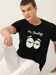 Kook N Keech Men Black Printed T-shirt