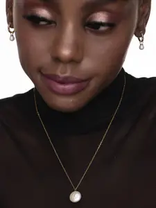 PALMONAS 18k Gold Plated Necklace