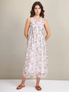 U.S. Polo Assn. Women Floral Print Maxi Dress