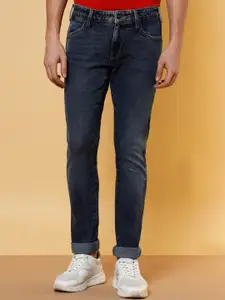Wrangler Men Vegas Skinny Fit L-Rise Light Fade Cotton Jeans