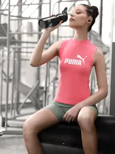Puma Essential Slim Fit Brand Logo Print Tank Top