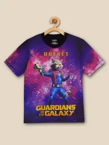 Kids Ville Boys Guardians Of The Galaxy Printed Cotton T-Shirt