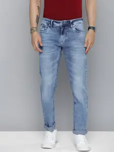 Lawman pg3 Men Slim Fit Heavy Fade Acid Wash Stretchable Mid-Rise Jeans