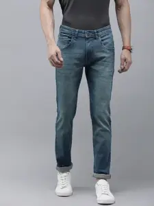 VAN HEUSEN DENIM LABS Men Super Skinny Fit Heavy Fade Stretchable Jeans