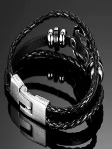 UNIVERSITY TRENDZ Men Wraparound Bracelet