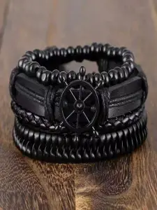 UNIVERSITY TRENDZ Men Set Of 4 Multistrand Bracelet