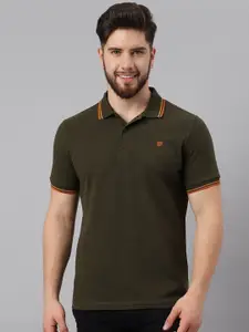 Woods Relaxed Fit Polo Collar Casual Pure Cotton T-shirt