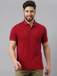 Woods Polo Collar Pure Cotton Relaxed Fit T-shirt
