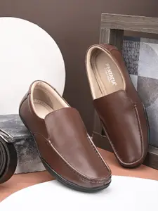 Fentacia Men Genuine Leather Formal Slip On Shoes