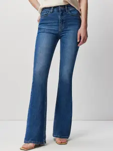 COVER STORY Women Blue High-Rise Bootcut Jeans