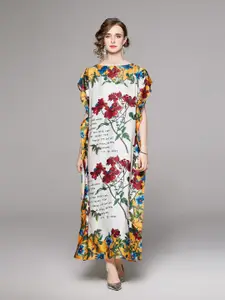 JC Collection Multicoloured Floral Print Maxi Dress
