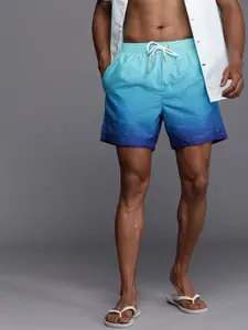 NEXT Men Mid-Rise Ombre Swim Short With An Attached Inner Brief