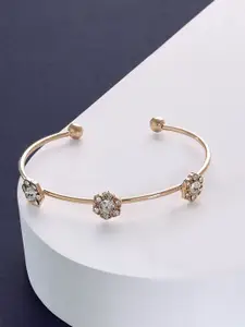 AMI Women Gold-Plated Alloy Cuff Bracelet