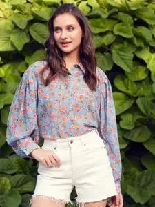 STREET 9 Floral Printed Comfort Fit Casual Shirt