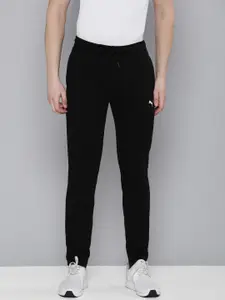 Puma Men Solid Slim Fit Zippered Knitted Track Pants