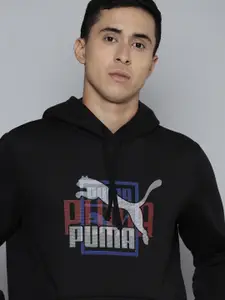Puma Classics Gen. Brand Logo Printed Hooded Sweatshirt