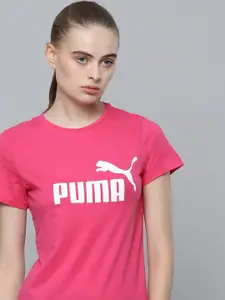 Puma ESS Logo Regular Fit Pure Cotton Outdoor T-Shirt