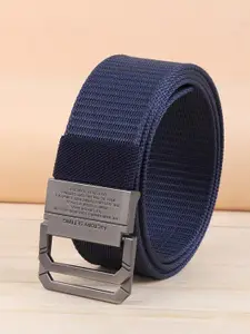 WINSOME DEAL Men Textured Canvas Belt With D-Ring Closure