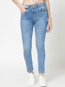 urSense Women Mid-Rise Slim Fit Light Fade Stretchable Jeans