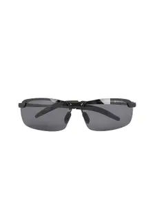 GIORDANO Men Square Sunglasses with Polarised & UV Protected Lens GA90312C01