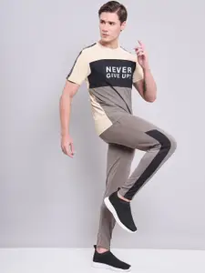 Technosport Colourblocked Antimicrobial Slim Fit Sports T-shirt