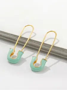Yellow Chimes Gold Plated Drop Earrings