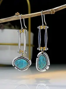 Yellow Chimes Contemporary Drop Earrings