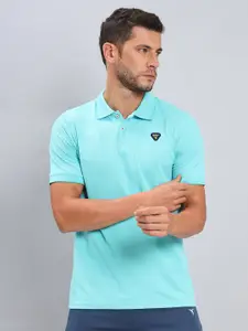 Technosport Polo Collar Antimicrobial Slim Fit Sports T-shirt