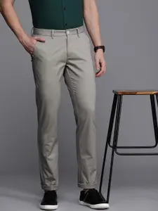 Allen Solly Men Textured Slim Fit Trousers