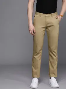 Allen Solly Men Textured Slim Fit Trousers