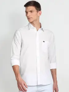 Arrow Sport Spread Collar Slim Fit Cotton Casual Shirt