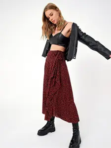Trend Alacati stili Women Flared Maxi Skirt