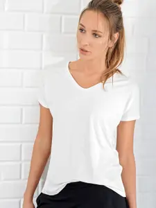 Trend Alacati stili V-Neck Extended Sleeves T-shirt