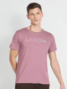 Arrow New York Typographic Printed Cotton T-Shirt