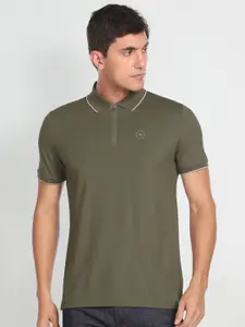 Arrow New York Half Sleeve Cotton Polo T-shirt