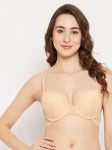 Clovia Level 3 Push-Up Padded Lace Underwired Demi Cup Bra