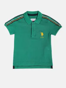 U.S. Polo Assn. Kids Boys Polo Collar Pure Cotton Casual T-Shirt
