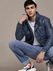 The Roadster Lifestyle Co. Printed Padded Jacket