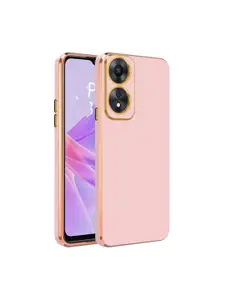 Karwan Oppo A78 Electroplated Chrome 6D Phone Back Cover